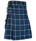 Blue Douglas Tartan Utility Kilt1