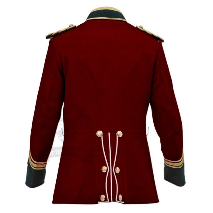 British Zulu War Jacket Maroon Back