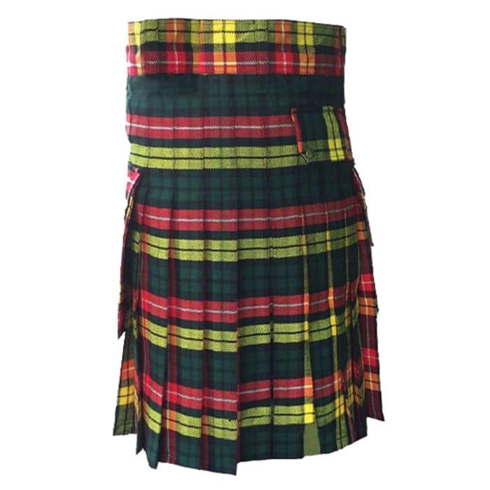 Buchanan Tartan Utility Kilt Back