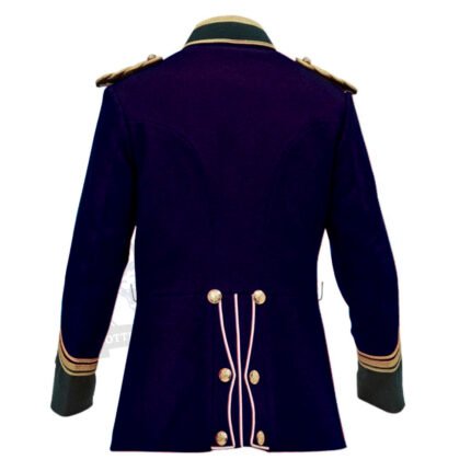 Navy Blue Zulu War Jacket Back