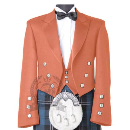 Pink Prince Charlie Jacket With Vest