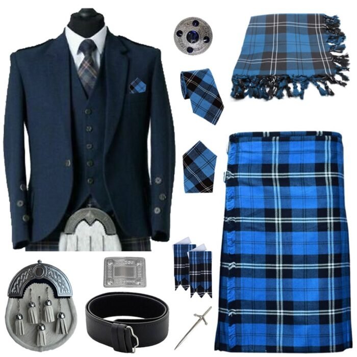 Ramsey Blue Tartan Kilt Deal