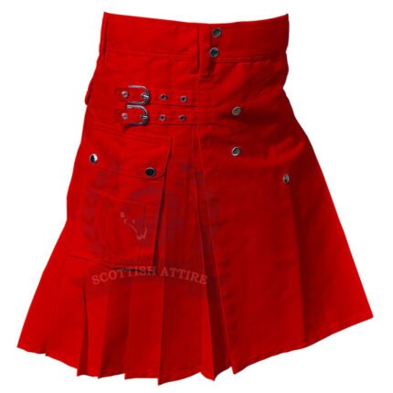 Red Utility Kilt