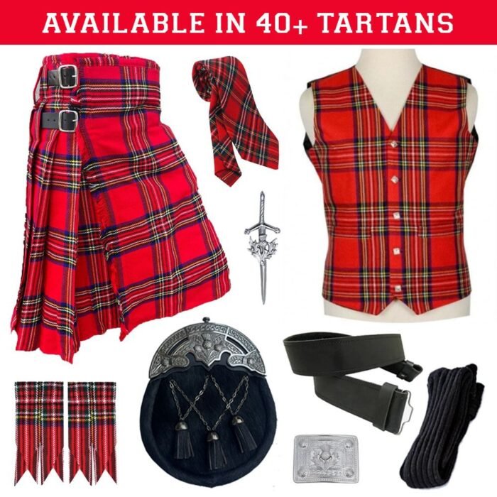 Royal Stewart Tartan Kilt Deals For Men