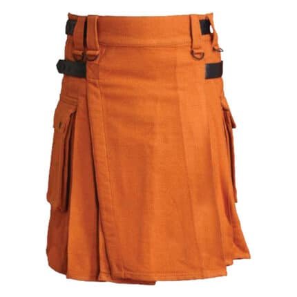 Saffron Tartan Utility Kilt