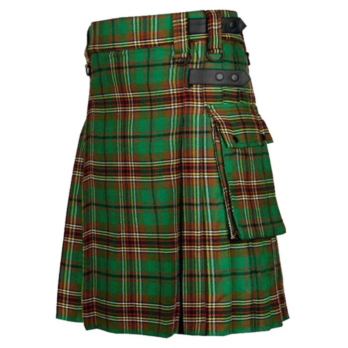 Tara Murphy Tartan Utility Kilt Side