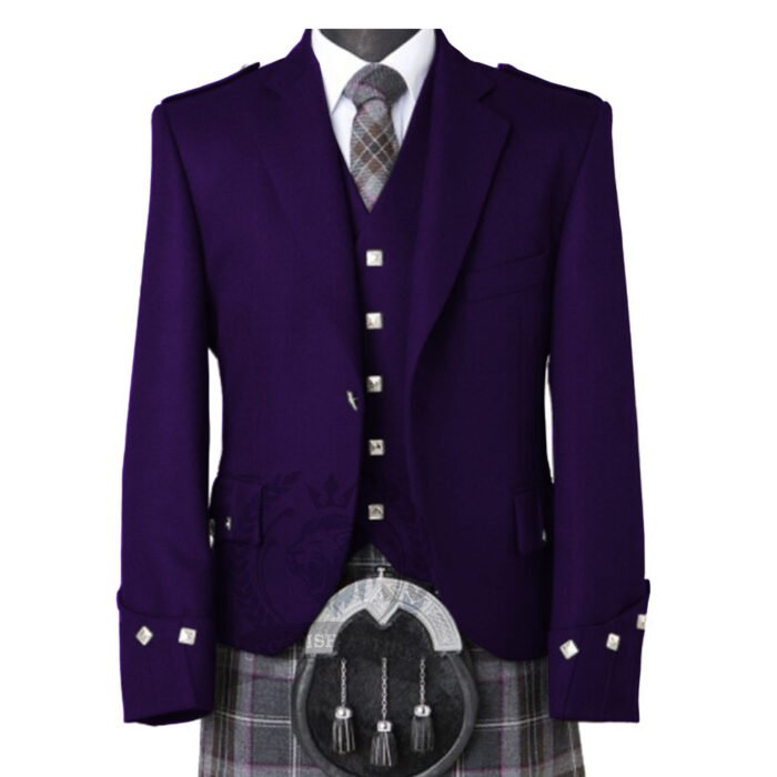 Violet Argyle Jacket