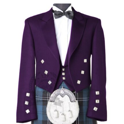 Violet Prince Charlie Jacket With Vest