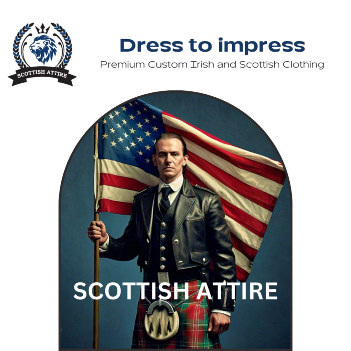 Leather Prince Charlie Kilt Jacket Outfit