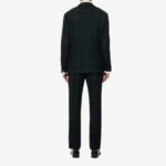 Black Watch Tartan Suit For Men Back