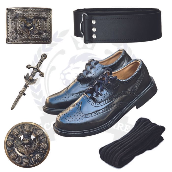 Kilt Brogues & Thistle Accessories Deal