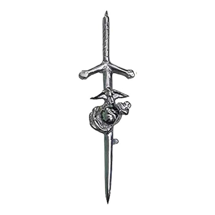 US Badge Kilt Pin Chrome