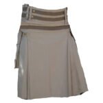 Handmade Khaki Utility Kilt