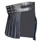 Short Leather Gladiator Kilt Side