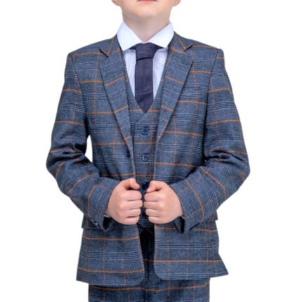 Boys Tartan Suit Jacket