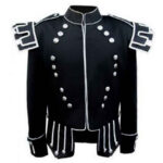 Gabardine Scots Guards Style Doublet With White Trimming