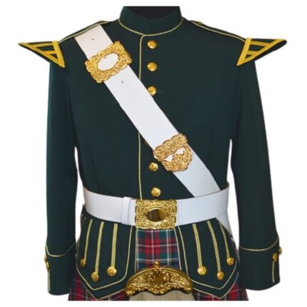 Green Doublet Jacket With Green Laces