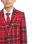 Kids Tartan Suit Jacket