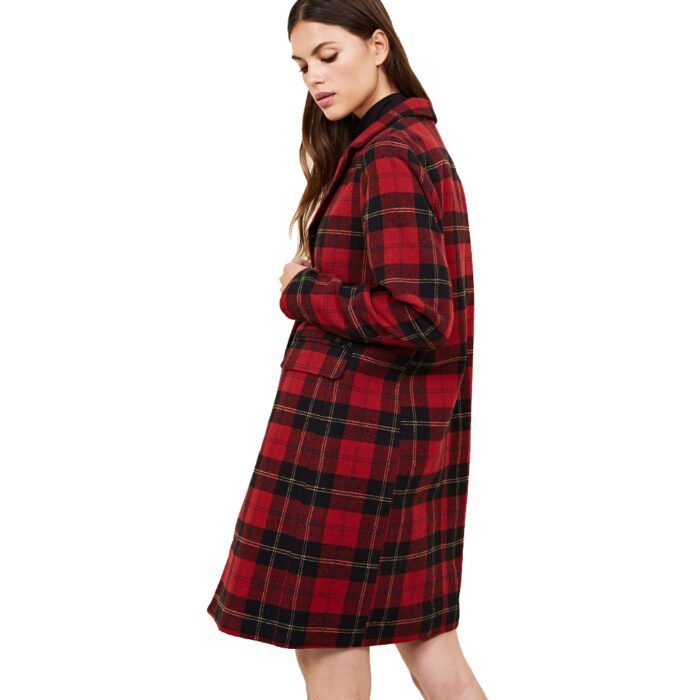 Tartan Plaid Women's Jacket Side