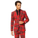 Tartan Suit Mens Jacket