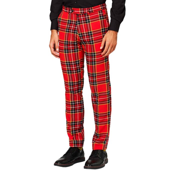 Tartan Suit Mens Pant