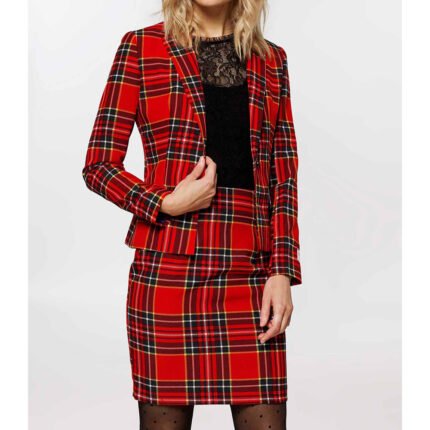 Womens Tartan Suit