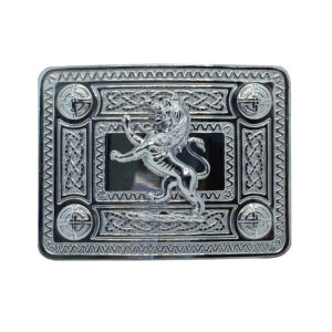 Celtic Lion Rampant Kilt Belt Buckle