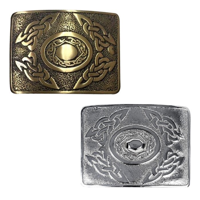 Celtic Oval Knot Kilt Belt Buckle
