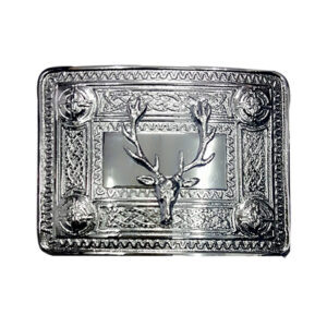 Celtic Stag Head Kilt Belt Buckle