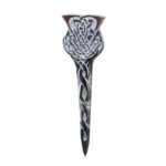 Celtic Thistle Kilt Pin