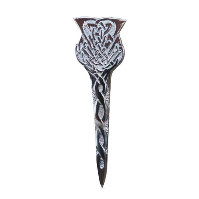 Celtic Thistle Kilt Pin