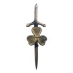 Shamrock Sword Kilt Pin