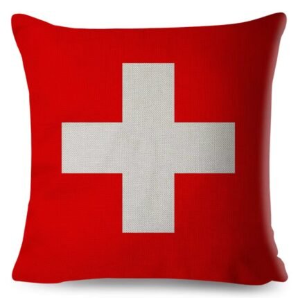 Switzerland Flag Cushion Cover