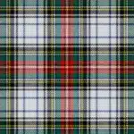 Stewart Dress Blue Lines Tartan