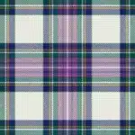 Stewart Dress Purple Tartan