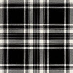 Stewart Royal Black & White Tartan