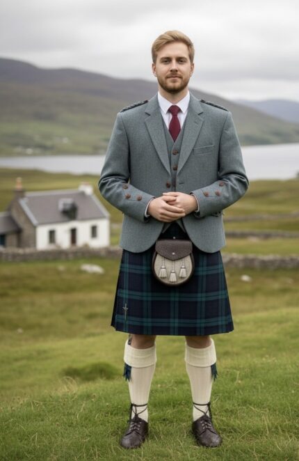 Lovat Green Argyle Outfit