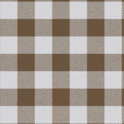 Border Shepherd's Check Brown and White Ancient Tartan