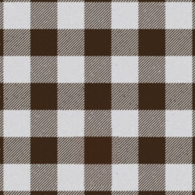Border Shepherd's Check Brown and White Tartan