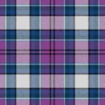 Hebridean Dress Arisaid Blue Tartan