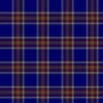 Blue Rust Tartan