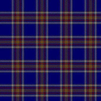Blue Rust Tartan