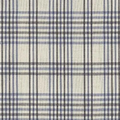 Blue and Cream Check Tartan