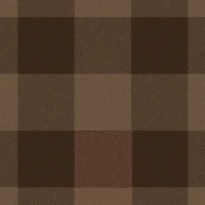 Border Shepherd's Check Black and Brown Tartan