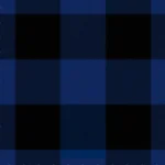 Border Shepherd's Check Black and Blue Tartan