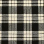 MacFarlane Black and White Ancient Tartan